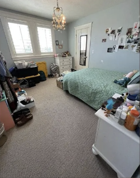 Bedroom after cleaning