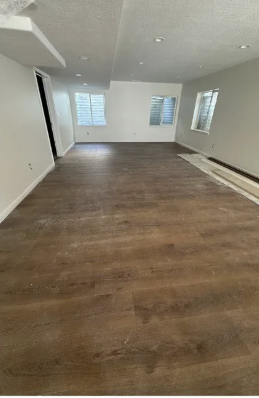 Living room before cleaning